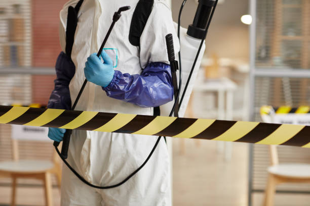 Professional Blood Cleanup technician working in Pequannock, NJ